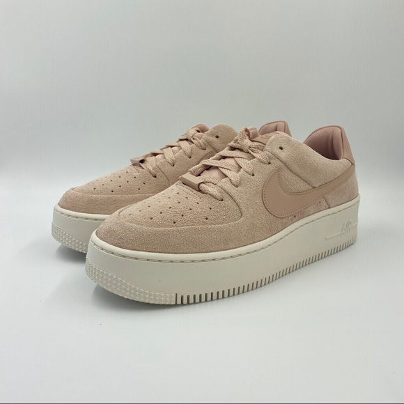 Nike Womens Air Force 1 Sage Low Particle Beige - Picture 7 of 7